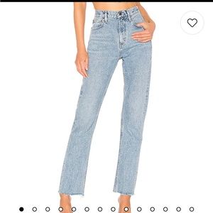 Agolde Cherie high rise straight in merit